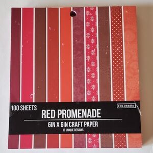 Colorbok 100 Sheets Craft Paper 6" x 6"